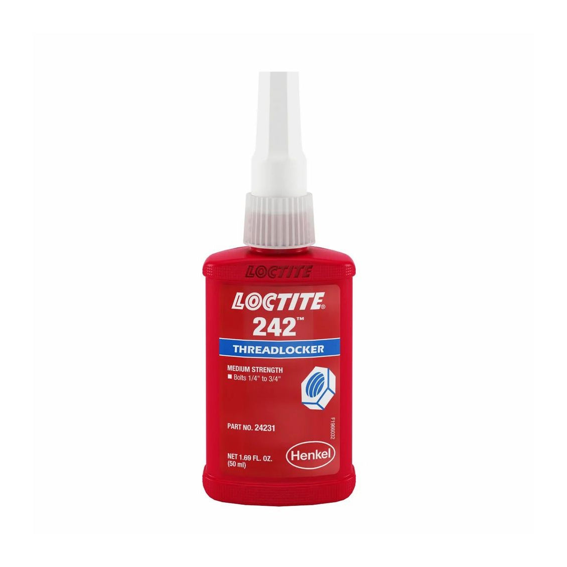 Loctite 262 Red Threadlocker 26231, IDH:135374 - High Strength - 50 ml