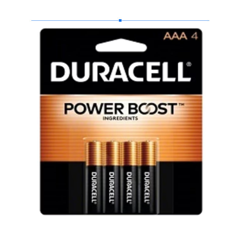 Battery: AAA, Premium, Alkaline, 1.5V DC, CopperTop, 4 PK